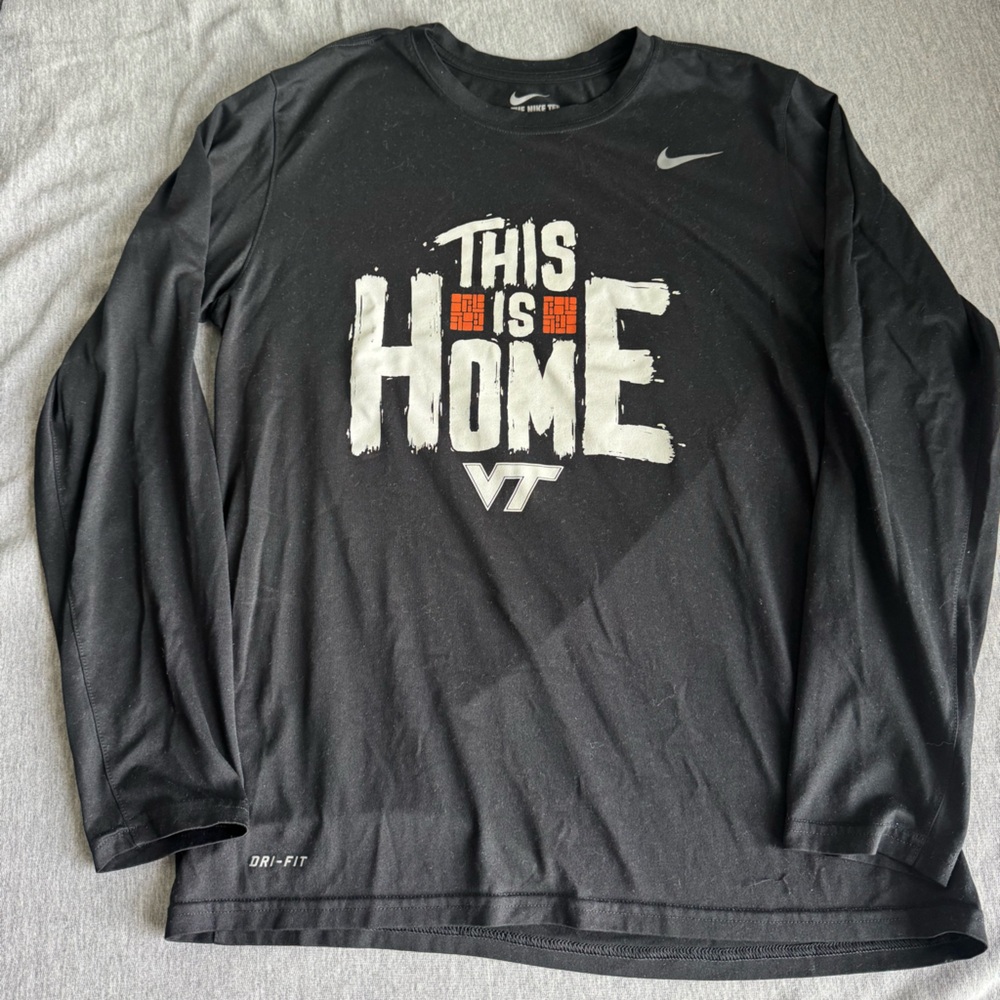 Nike Black 'This is Home' Long Sleeve Tee